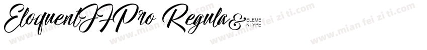 EloquentJFPro Regula字体转换